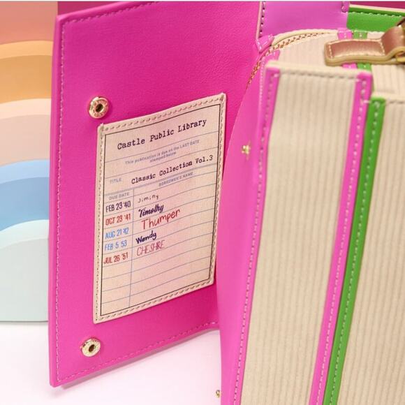 Loungefly Stitch Shoppe Classic Disney Books Crossbody Bag NWT - Picture 2 of 5